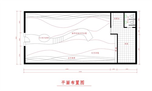 平面图顶面布置图效果图1效果图2效果图3整体构思