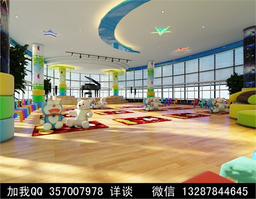 幼儿园设计案例效果图2_美国室内设计中文网