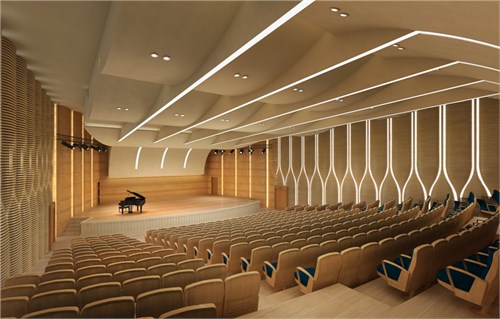 长江师范学院专业音乐厅_美国室内设计中文网